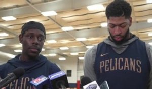 Pelicans Practice: Anthony Davis and Jrue Holiday 11-27-18