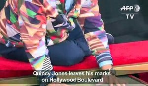Music legend Quincy Jones honored on Hollywood Boulevard