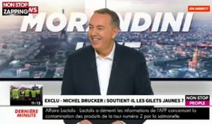 Morandini Live : Michel Drucker sensible à la détresse des Gilets Jaunes (vidéo)