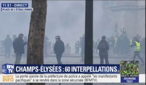 "On ne peut pas bunkériser Paris." Une porte-parole de la préfecture de police réagit aux heurts place de l'Étoile