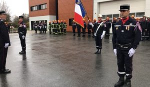 Passation de commandement au centre de secours