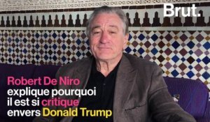Brut a rencontré Robert de Niro qui a un message contre Donald Trump
