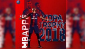 Le Trophée Kopa 2018 pour Kylian Mbappé