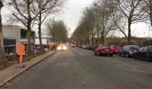 Fuite de gaz parking  CH Tivoli La Louvière