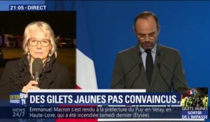 Taxes suspendues: "Le compte n'y est pas, je ne sais plus ce qui pourrait apaiser le mouvement", regrette Jacline Mouraud