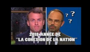 Macron voyait 2018 comme "l'année de la cohésion de la Nation"