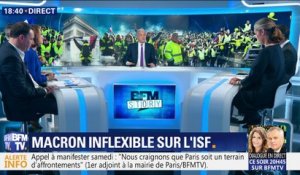 Gilets jaunes: Emmanuel Macron inflexible sur l’ISF