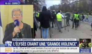 Geneviève Darrieussecq: "Les soldats ne sont ni entraînés, ni équipés pour faire du maintient de l'ordre"