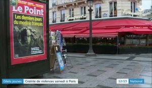 "Gilets jaunes" : crainte de violences samedi 8 décembre à Paris