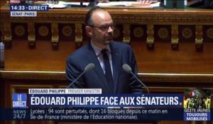 Gilets jaunes: devant le Sénat, Edouard Philippe dit avoir vu la colère "monter année après année"