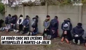 A genoux, mains derrière la tête : la vidéo choc des lycéens interpellés à Mantes-la-Jolie
