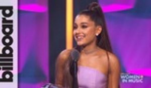 Ariana Grande Accepts Woman of the Year Award at WIM 2018 | Billboard