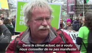 Paris: des "gilets jaunes" à la marche pour le climat