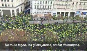 Sur les Champs-Élysées, les "gilets jaunes" sont "déterminés"