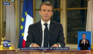 Gilets Jaunes: Emmanuel Macron affirme que les violences "ne bénéficieront d'aucune indulgence"