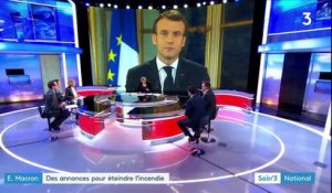 Emmanuel Macron : quatre mesures en faveur des "gilets jaunes"