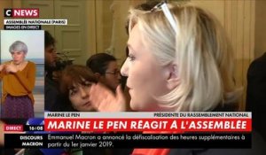 VIDEO. "Un concours de retournement de veste" : Marine Le Pen tacle Frank Dubosc sur les Gilets jaunes