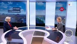 Marine Le Pen remet en cause la façon dont le Gouvernement lutte contre le terrorisme ce matin sur France 2 - Regardez