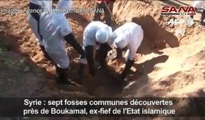Syrie: sept fosses communes découvertes dans un ex-fief de l'EI