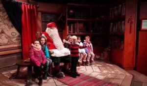 Laponie : des enfants malades rencontrent le Père-Noël