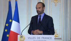 Intervention du Premier ministre à l'occasion des "30 ans de Villes de France"