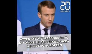 Emmanuel Macron sur l'attentat à Strasbourg: «Il n'y a pas de défaillance identifiée» au niveau européen