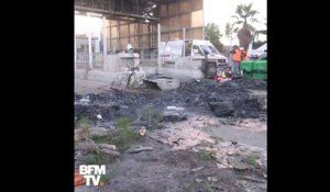 Automates incendiés, équipements détruits… Le péage de Bandol complètement ravagé dans le Var