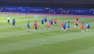 CdM Clubs - Le Real Madrid à l'entraînement avant sa demi-finale