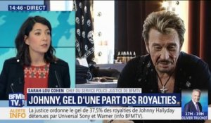 Johnny Hallyday: la justice ordonne le gel de 37,5% des royalties du chanteur détenues par Universal Sony et Warner