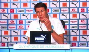 OM-RCSA : Garcia "les joueurs travaillent bien depuis le début de saison"