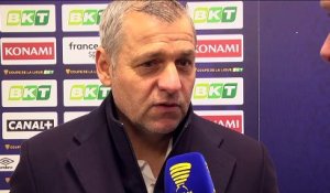 Après le match Amiens SC - O. Lyonnais, Bruno Génésio