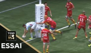 TOP 14 - Essai Olivier KLEMENCZAK (R92) - Racing 92 - Perpignan - J12 - Saison 2018/2019