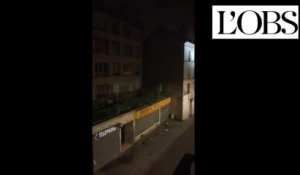 Images exclusives prises de l'immeuble en face de l'assaut, à Saint-Denis