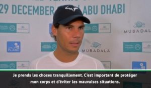 Abu Dhabi - Nadal : ''Prendre soin de mon corps''