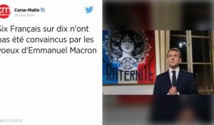 Six Français sur dix n’ont pas été convaincus par les vœux d’Emmanuel Macron