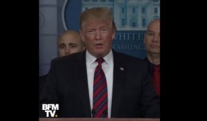 Surprenant, Donald Trump fait irruption en salle de presse pour féliciter sa fervente opposante