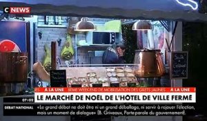 Gilets Jaunes: Le marché de Noël de l'Hôtel de Ville de Paris fermé aujourd'hui en raison de la manifestation - VIDEO
