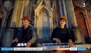 Reims : une cathédrale façon électro dans le clip du groupe TRAF