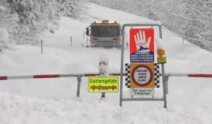 L'Autriche et la Bavière sous la neige