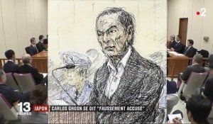 Carlors Ghosn se dit "faussement accusé"