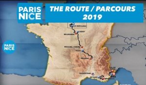 The route / Parcours - Paris-Nice 2019
