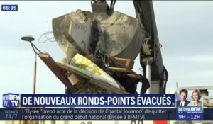 Gilets jaunes: de nouveaux ronds-points évacués dans les Alpes-Maritimes