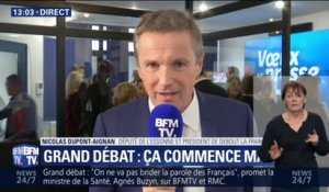 Pour Nicolas Dupont-Aignan, le débat national "a déjà fait pschitt"