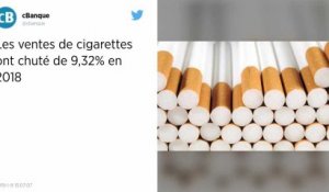 La hausse des prix et la prévention santé font baisser les ventes des cigarettes en 2018.