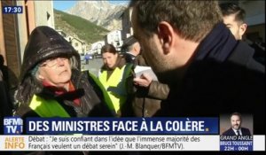 À une semaine du débat national, Sébastien Lecornu et Jean-Michel Blanquer ont été interpellés dans les Hautes-Alpes