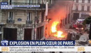 Les premières images des dégâts après l'explosion d'une boulangerie à Paris