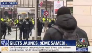 Gilets jaunes: des heurts éclatent entre manifestants et forces de l'ordre à Bourges
