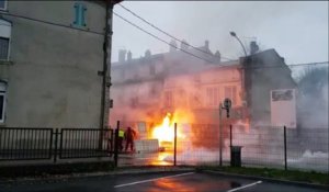 Bar-le-Duc : un feu allumé rue Joblot