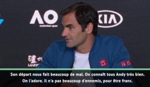 Retraite de Murray - Federer : ''Il peut se retourner et être fier de ce qu'il a fait''