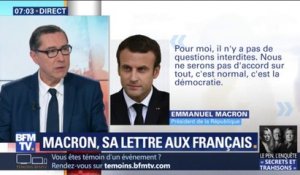 ÉDITO -  "Emmanuel Macron promet qu'il est capable de changer de programme" dans sa lettre adressée aux Français